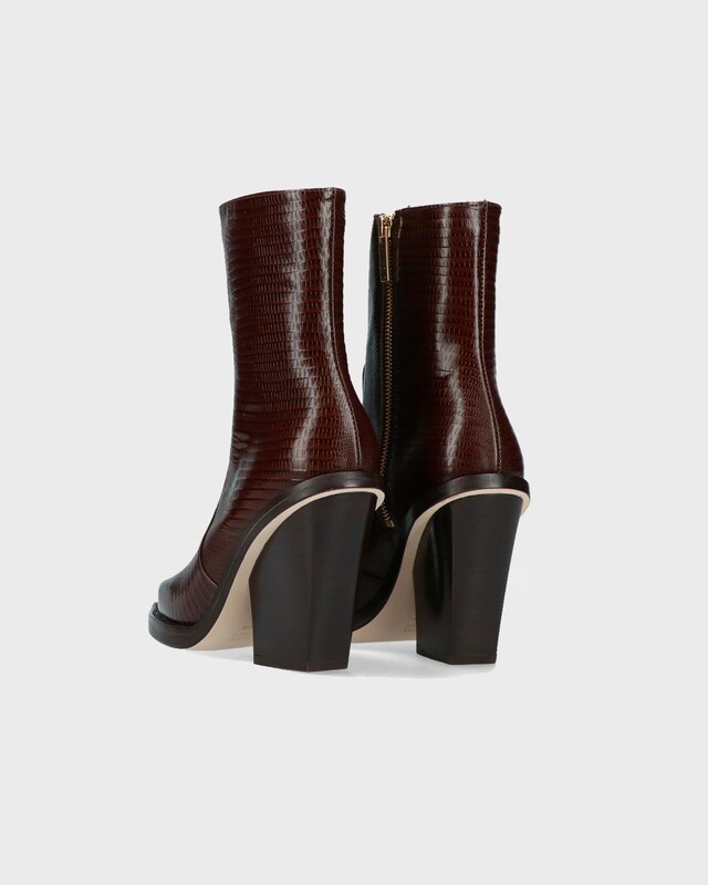 PARIS TEXAS Rodeo Ankle Boot Röd/brun EUR 40