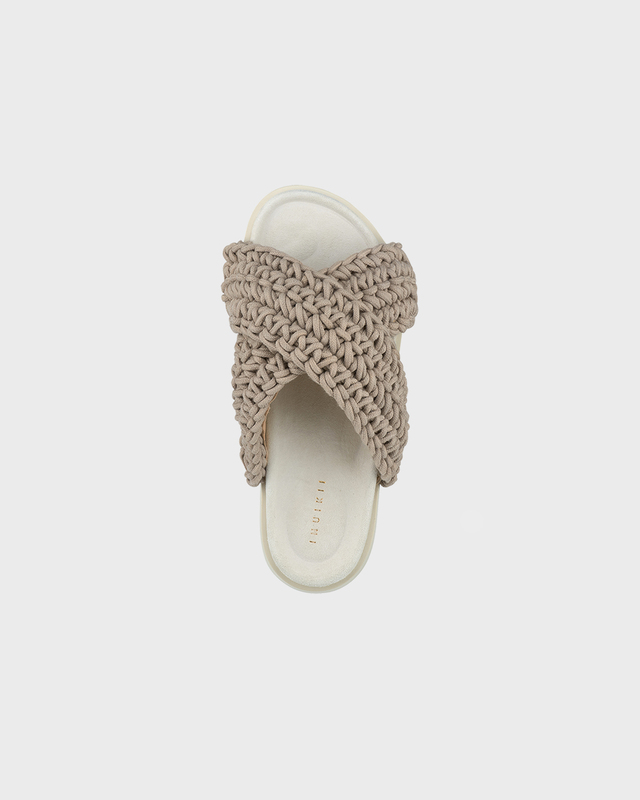 Inuikii Sandaler Woven Taupe EUR 36