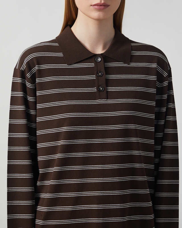 The Garment Tröja Madison Polo Beige/brun UK 12 (EUR 40)