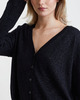 LISA YANG Cardigan Abby Sparkle Cashmere Svart 2 (M-L)