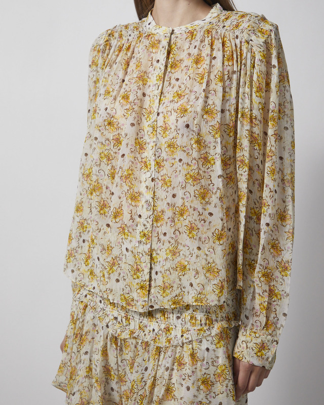 Isabel Marant Étoile Blouse Florine Light Yellow FR 42 (EUR 40)