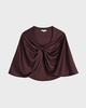 By Malene Birger Cape Pinlos Aubergine ONESIZE