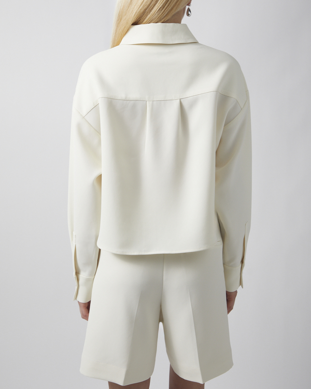 Almada Shirt Fawn Crepe  Cream S