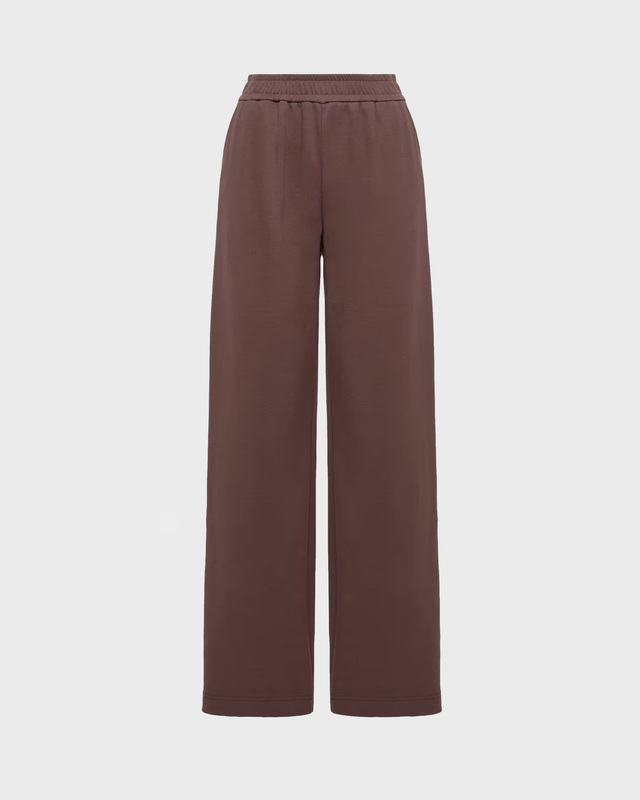Moncler Sweatpants Logo Cotton Blend Track Brown XS