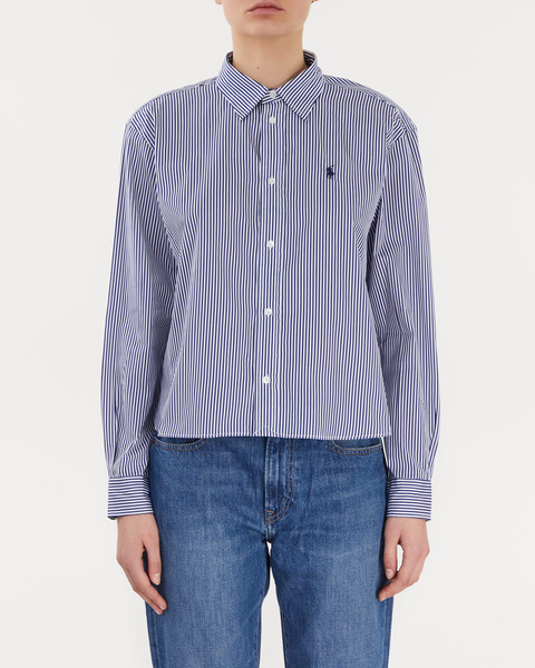Long Sleeve Shirt  Vit/blå 1