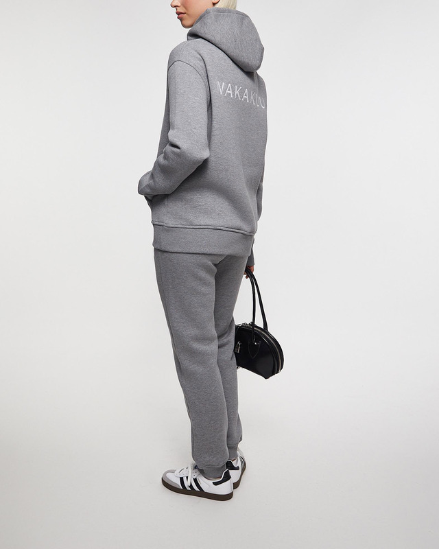 Wakakuu Icons Hoodie Unisex Logo Grå M