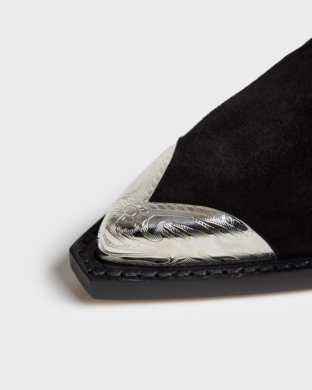 Paris Texas Boots Dallas Embellished Toe  Black EUR 36