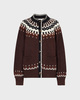 DÔEN Cardigan Hue Brown L