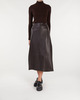 Vince Kjol Leather Straight Skirt Hickory US 6 (EUR 38)