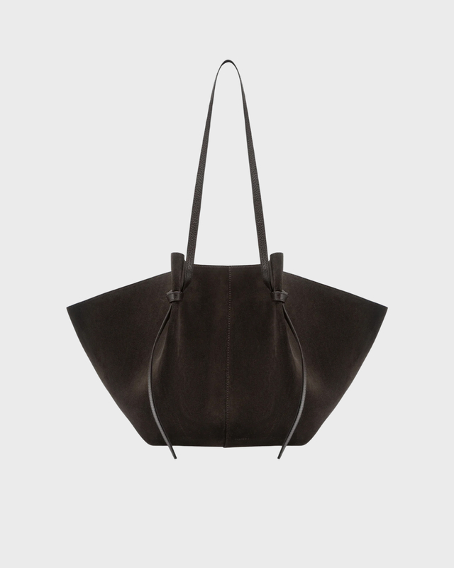 Yuzefi Toteveske Large Mochi Suede Brown ONESIZE