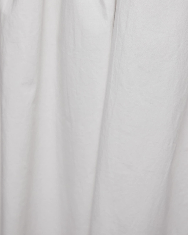GANNI Klänning Washed Stretch Cotton Strap Midi Vit 40
