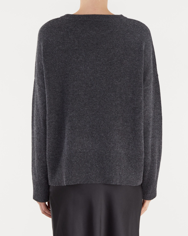 Wakakuu Icons Tröja Emily crewneck sweater Grey melange S