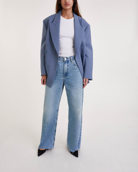 Jeans Le High N Tight Wide Leg Blå 2