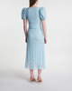 ROTATE Birger Christensen Klänning Lace Puff Sleeve Ljusblå 40