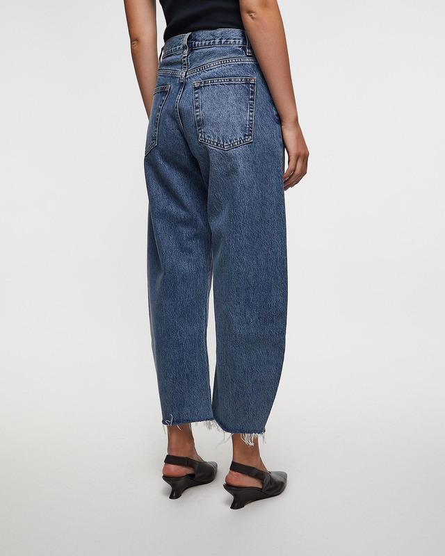 Frame Jeans The Bubble Crop KNOCK OUT RAW FRAY Washed blue 29