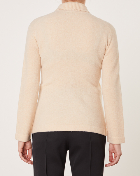 Tröja Fitted Polo Oatmeal 2