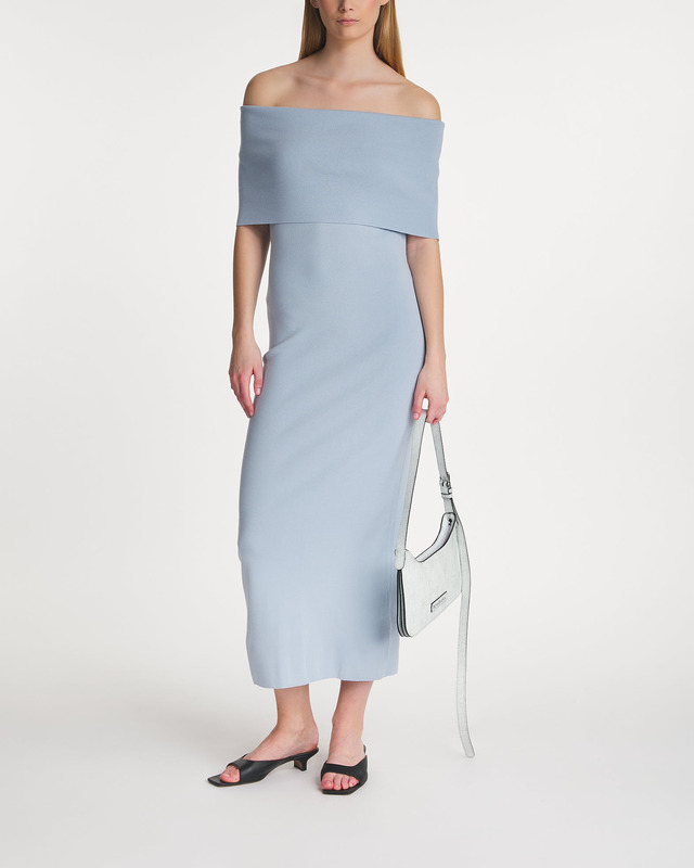 Filippa K Dress Off Shoulder Blå XS