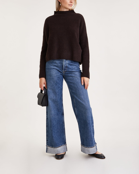 Mika Yak Funnelneck Sweater Ginger 1
