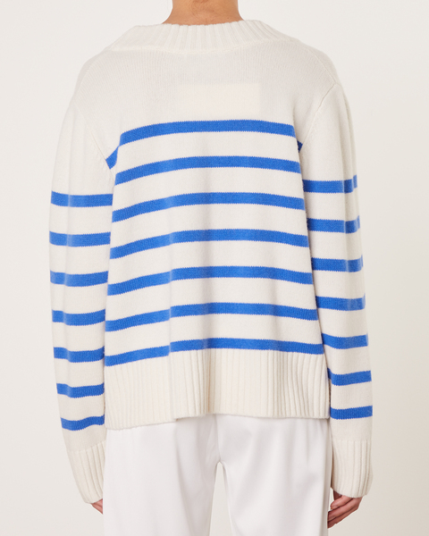 Cardigan Striped Vit 2
