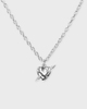 Maria Nilsdotter Halsband Tiny Tuvstarr's Heart Silver ONESIZE