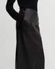 Almada Nederdel Birdy Leather Black M