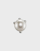 Maria Nilsdotter Earring Tiny Claw Pearl Ear Stud Silver ONESIZE