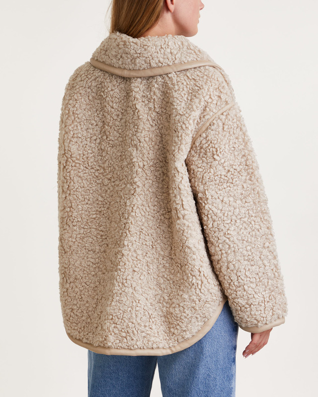 Malina Jacket Miriam Faux fur Cream M