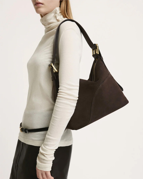 Bag Bassanina Walnut Suede Vacchetta Valnöt ONESIZE 2