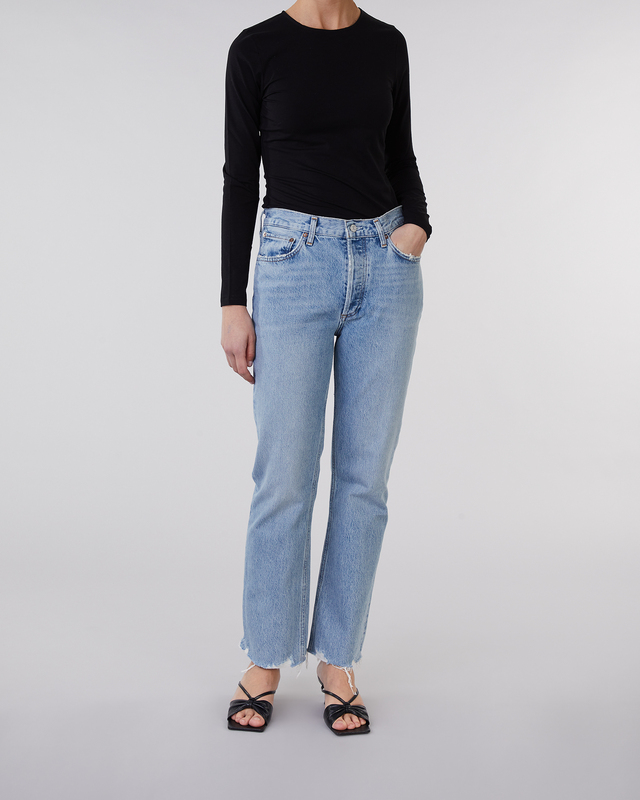 AGOLDE Jeans relaxed boot in curio Blå 27