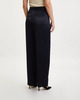 Dagmar Byxor Shiny Wide Suit  Svart 38