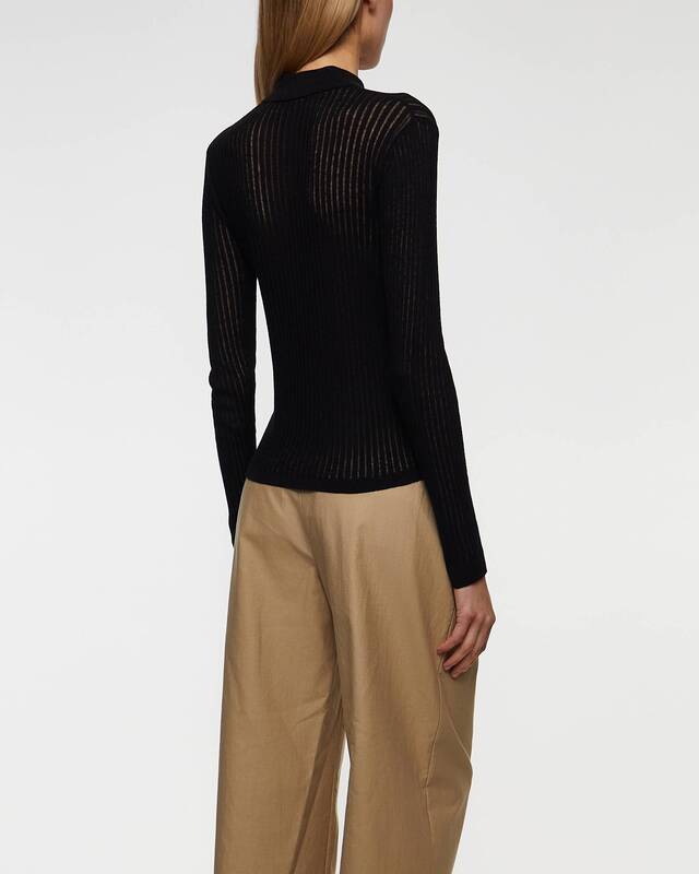 Max Mara Studio Top Egrege Black S