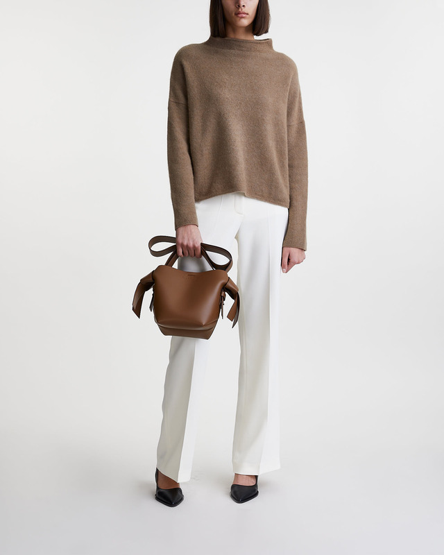 Filippa K Sweater Mika Yak Funnelneck Taupe S