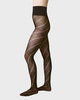 Swedish Stockings Tights Kitty Argyle Espresso L
