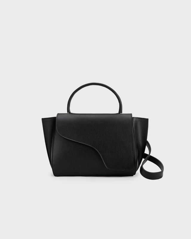 ATP Atelier Väska Arezzo Black Saffiano Svart ONESIZE