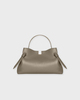 YUZEFI Bag Gyoza Pebble Grain Leather Taupe ONESIZE