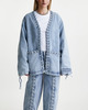 ROTATE Birger Christensen Jacket Denim Oversized Ljusblå 40