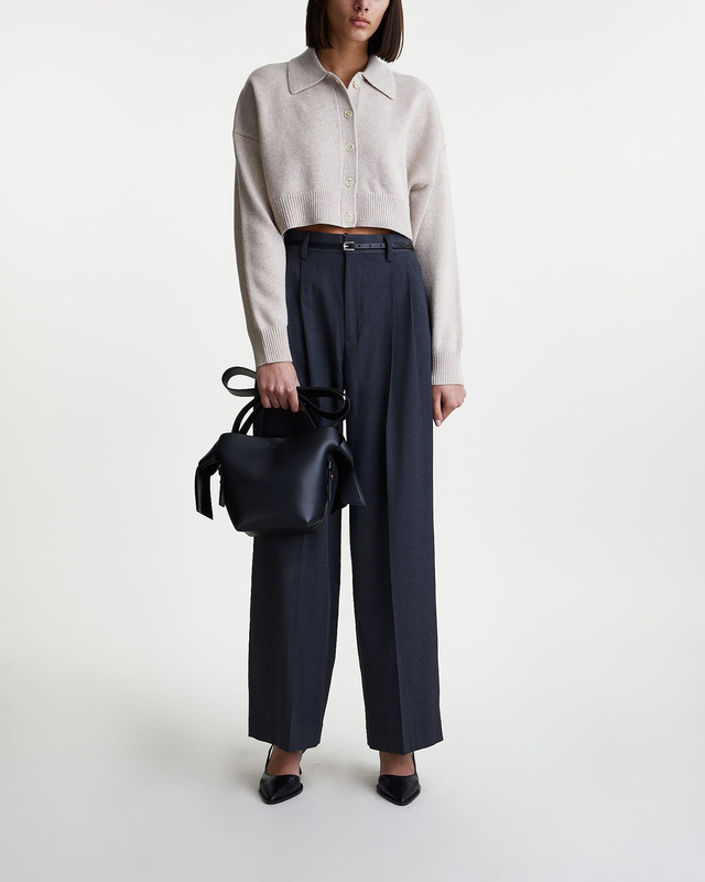 Filippa K Cardigan Collar Cropped Taupe XS