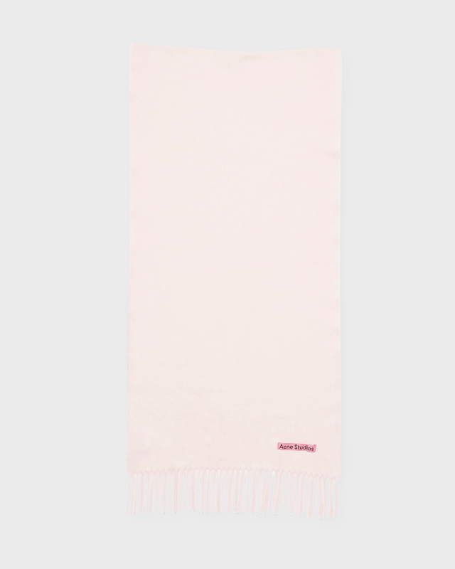 Acne Studios Fringe Wool Scarf Offwhite ONESIZE