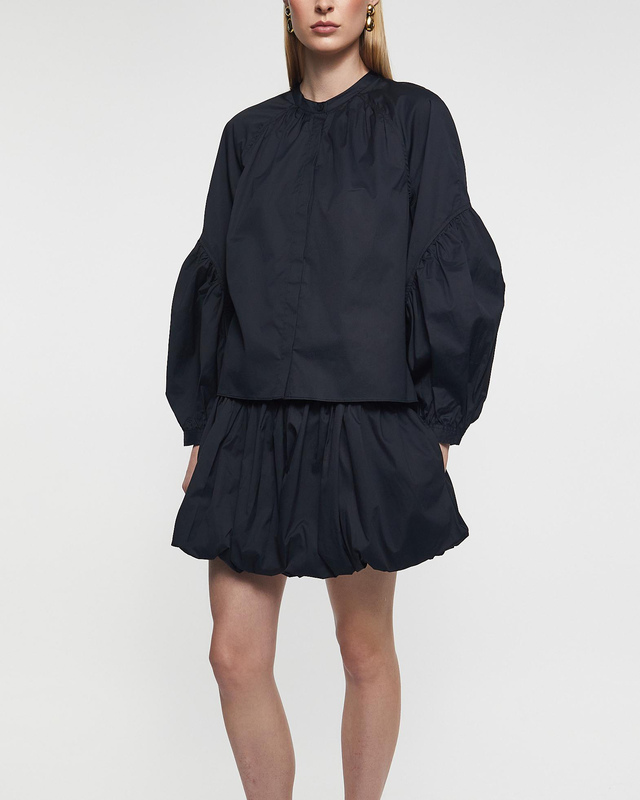 Ulla Johnson Blouse Rowena Long Sleeve Noir US 8 (EUR 40)