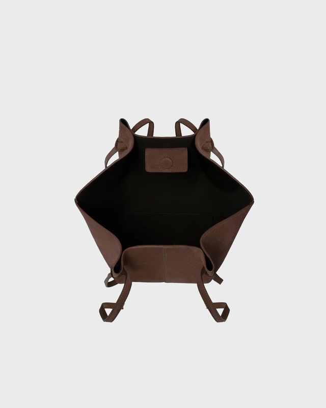 YUZEFI Mochi Suede Bag  Chocolate ONESIZE