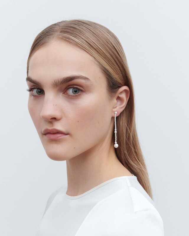 Sophie Bille Brahe Örhängen Promenade de Claude Pearl ONESIZE