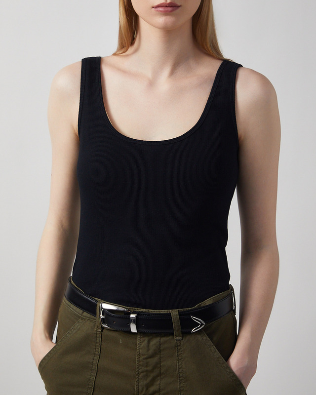 Wakakuu Icons Topp Cato Rib Tank  Svart XS