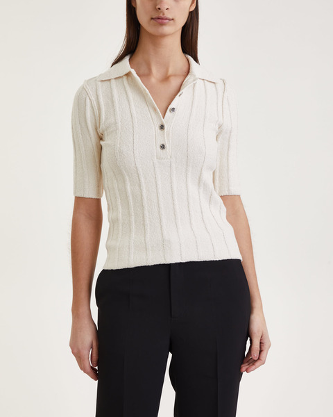 Top Wide Rib Ivory 1