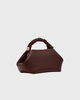 Ganni Bou Bag Small Grained Brun ONESIZE