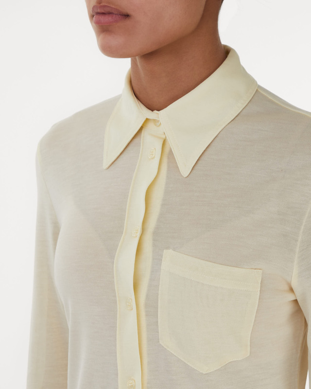 Filippa K Shirt Jersey Vanilj XS