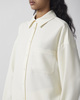 Almada Shirt Finn Crepe Creme L