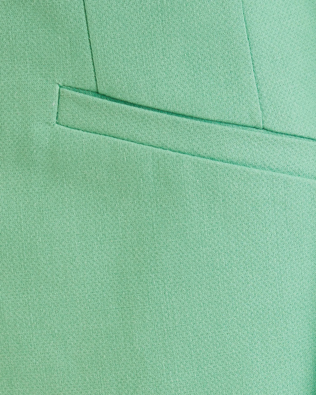 Ganni Kavaj Cotton Suiting Mintgrön 38