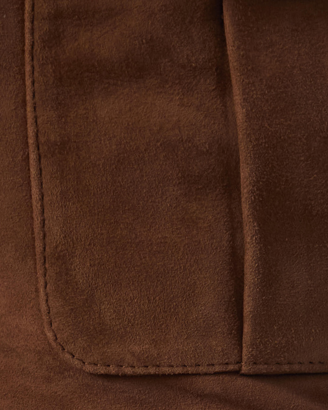 The Garment Kjol Mini Suede Mörkgrön UK 6 (EUR 34)