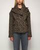 Teurn Studios  Jacket Fitted Leo Peacoat Leopard 34