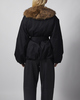 ROTATE  Jacket Faux Fur Collar Black 36